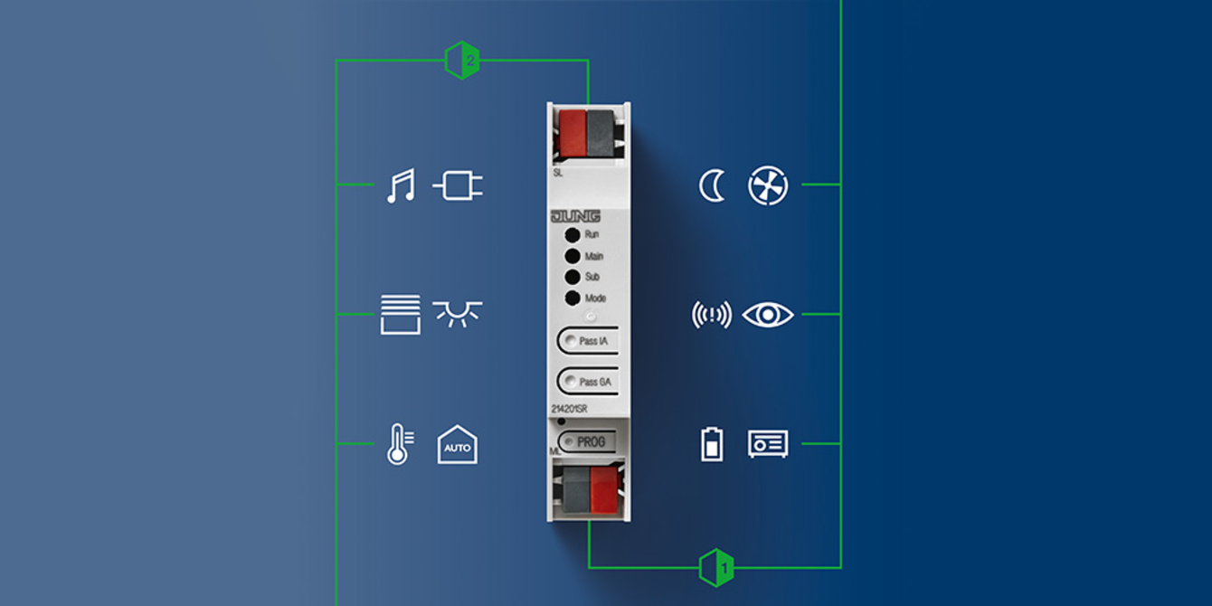 KNX Bereichs- und Linienkoppler bei Hauser Elektrotechnik in Rodgau